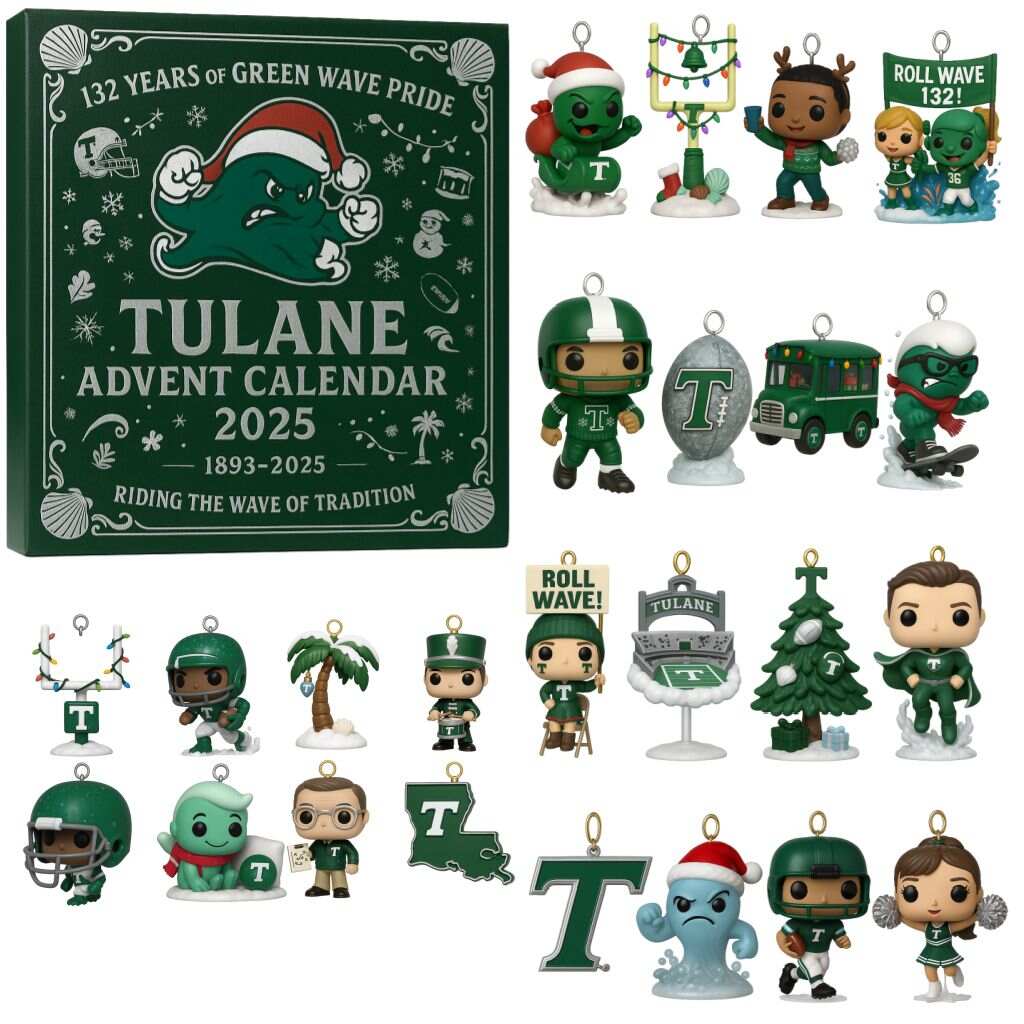 Tulane Green Wave 132nd Anniversary Advent Calendar