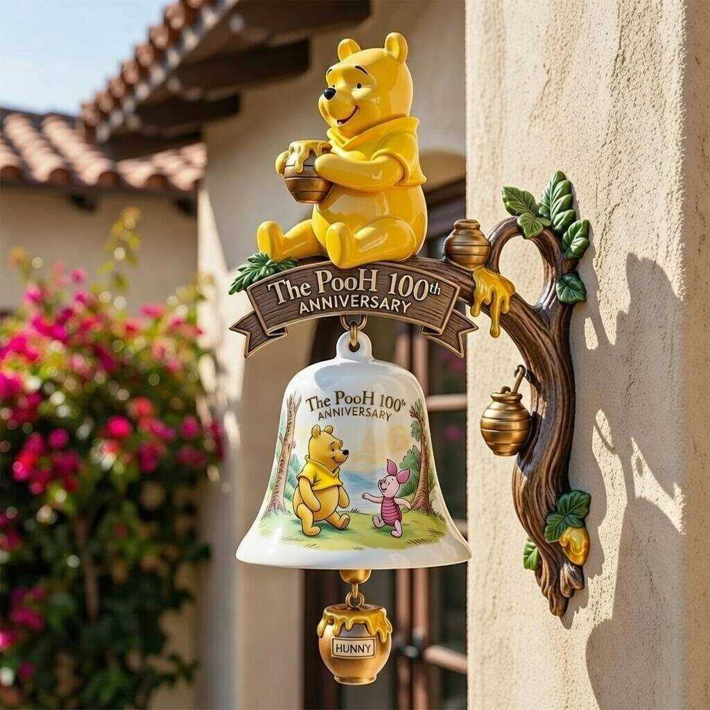 The Pooh 100th Anniversary Commemorative Wall Bell