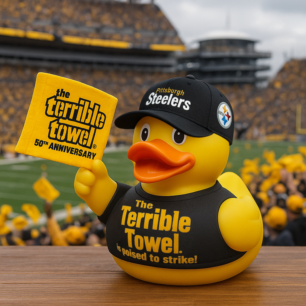 Pittsburgh Steelers – “Terrible Towel” 50 Anniversary Duck