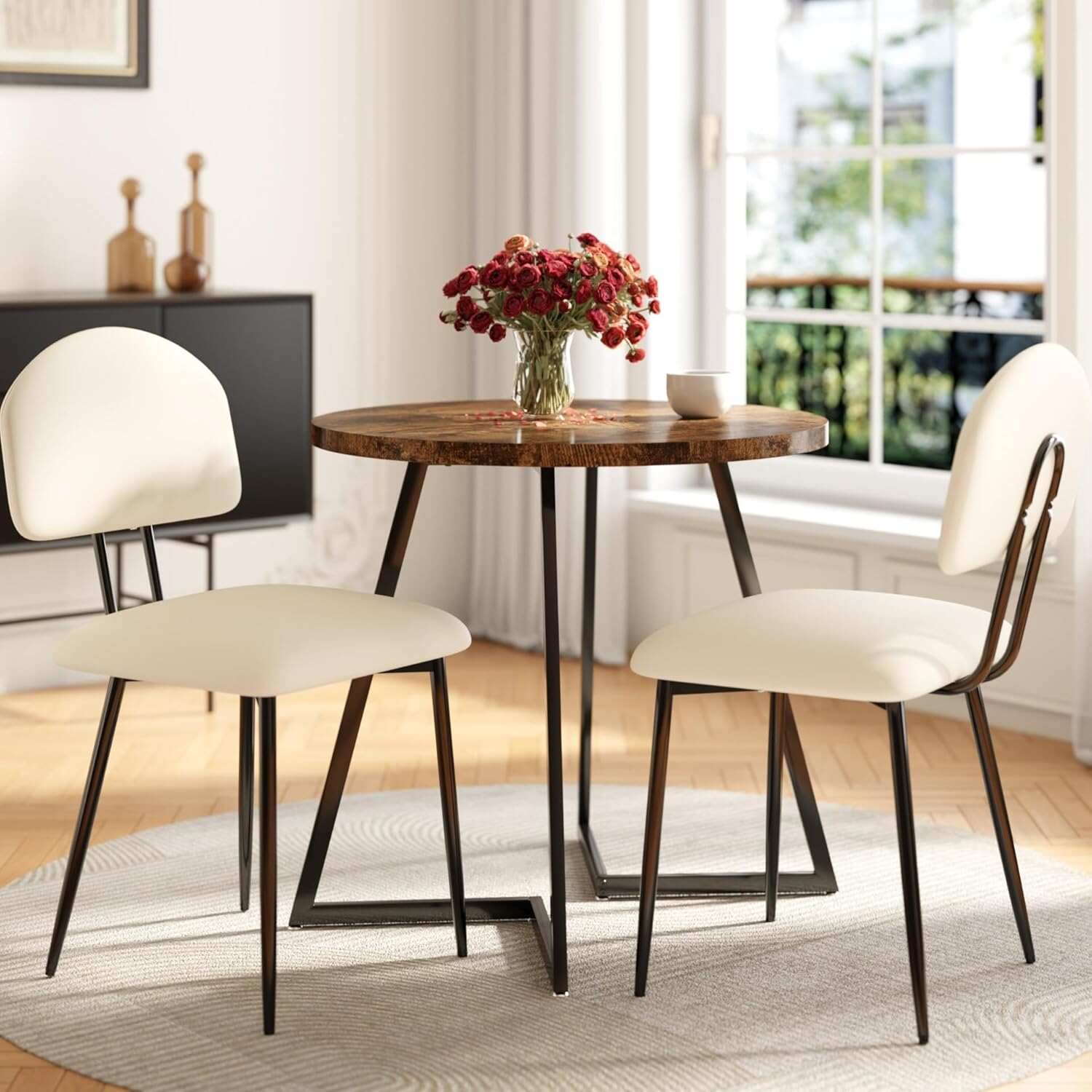 VECELO Dining Chairs Set of 2