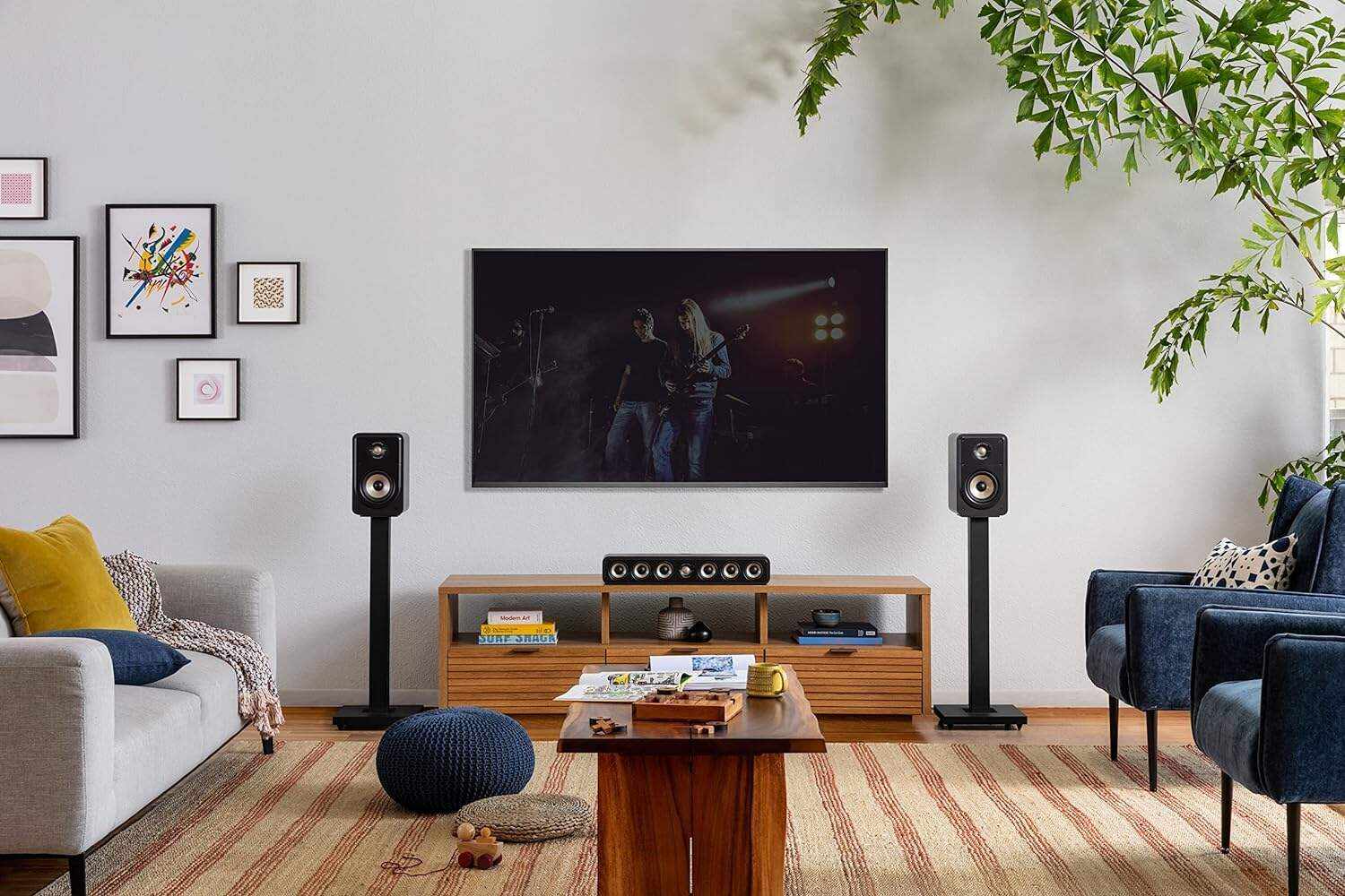 Polk Audio Signature Elite ES20 Bookshelf Speaker - Hi-Res Audio Certified,Dolby Atmos & DTS:X Compatible, 1