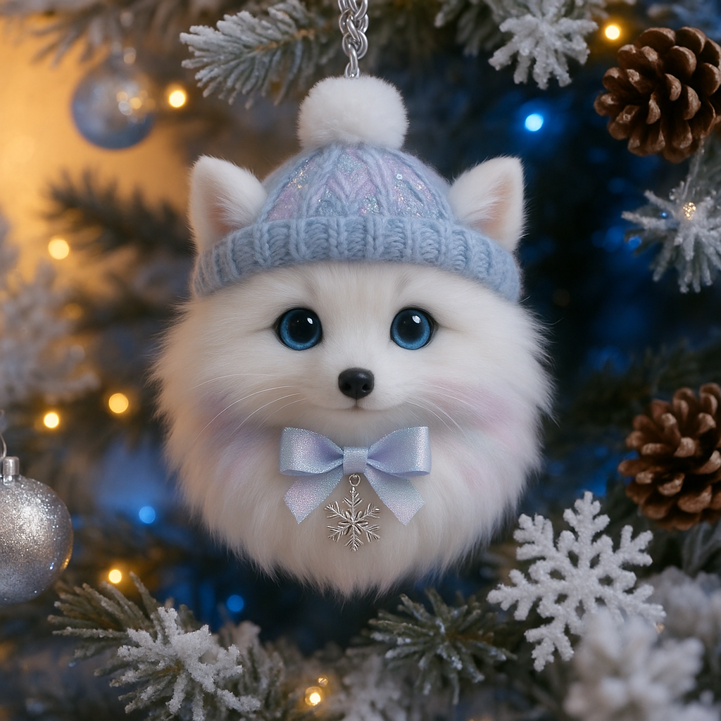 Holiday Pom-Pom Pet Ornaments