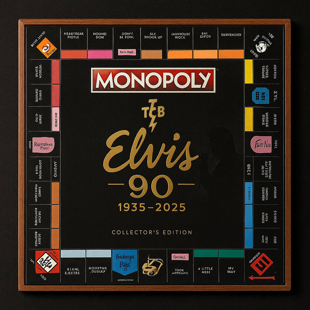 🎤 The King of Rock ’n’ Roll 90th Anniversary Monopoly
