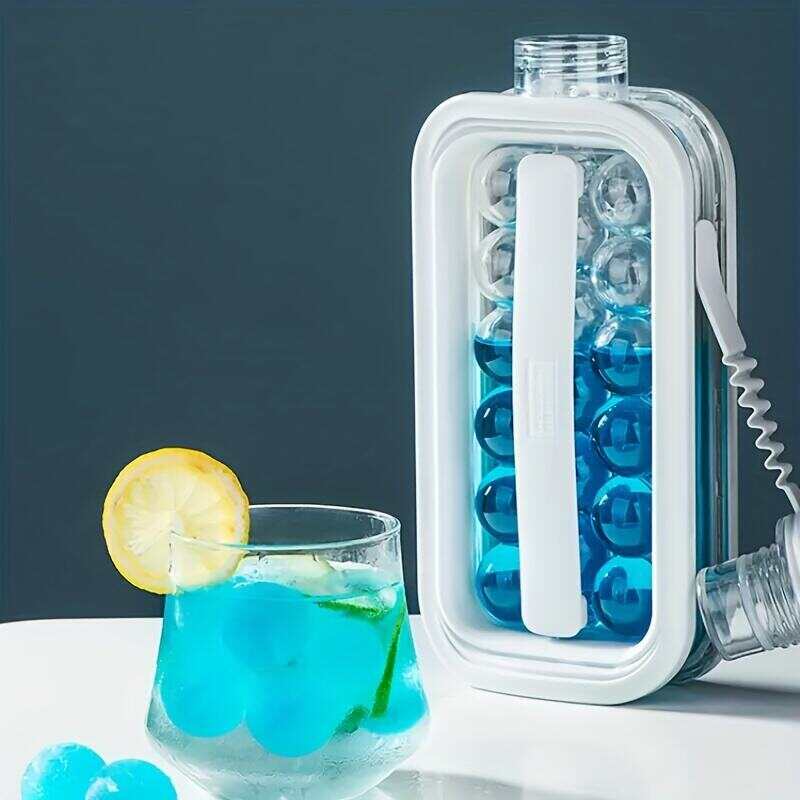 1pc Ice Ball Maker Kettle Kitchen Bar Accessories Gadgets Creative Ice Cube Mold 2 In 1 Multifunctional Container Pot
