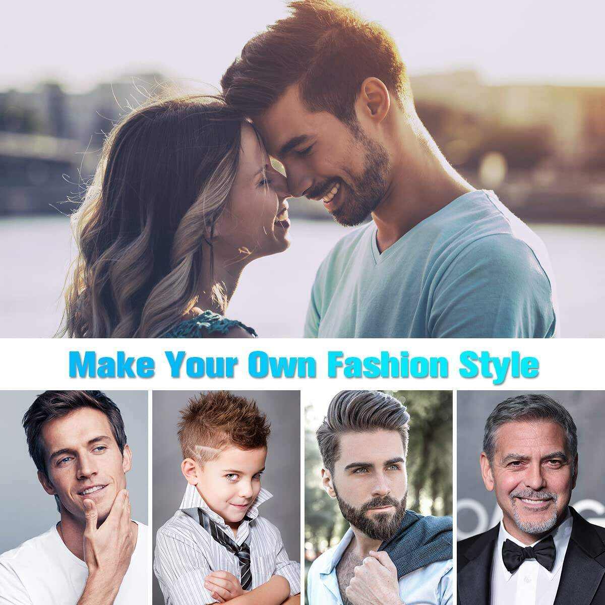 Electric Razor for Men, 2023 Men’s Electric Shavers Rotary LED Display/Waterproof/Rechargeable, Electric Shaver for Men Cordless Floating Head Replaceable Blades Portable Travel Razor Idea Gift