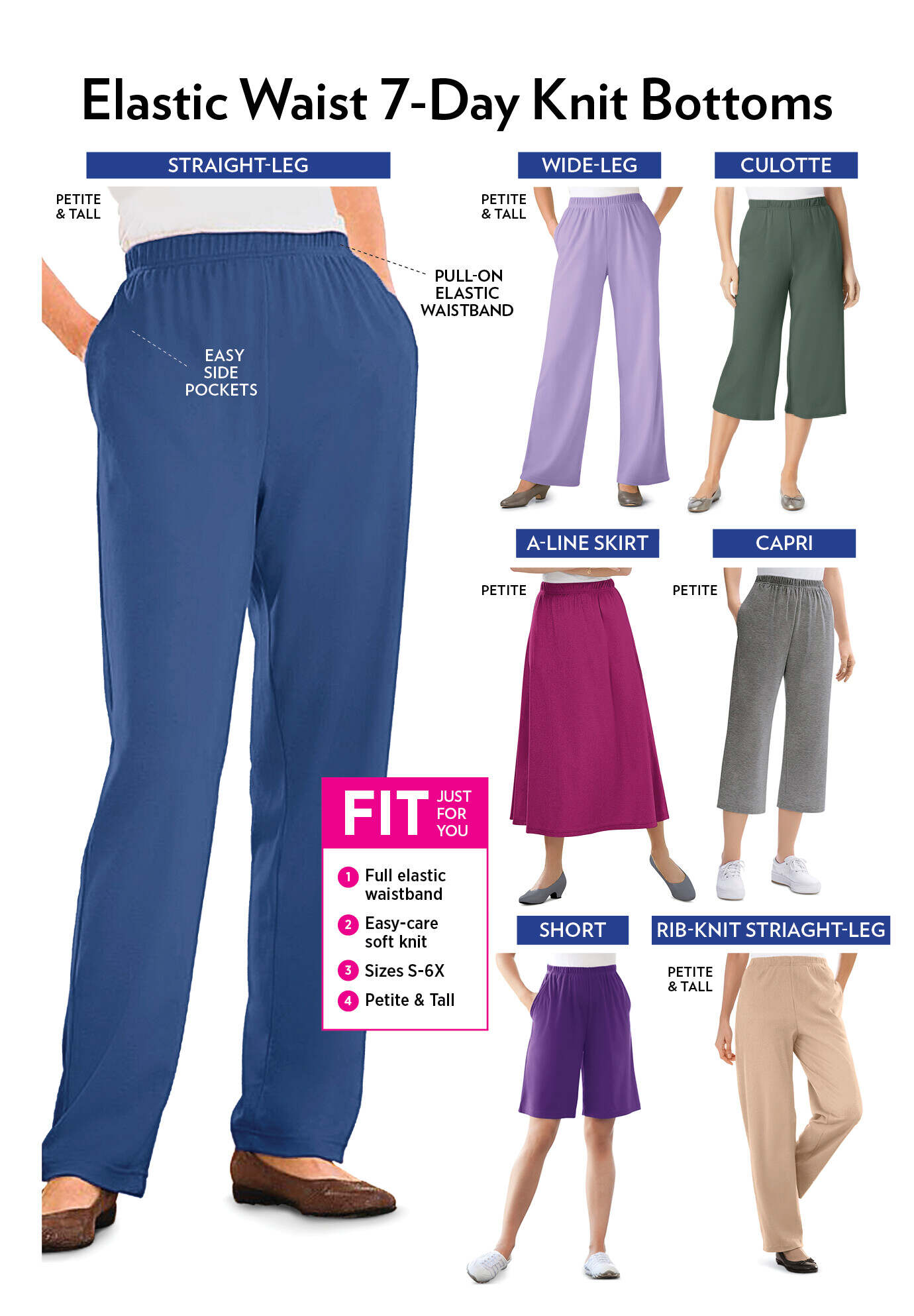 7-Day Knit Capri