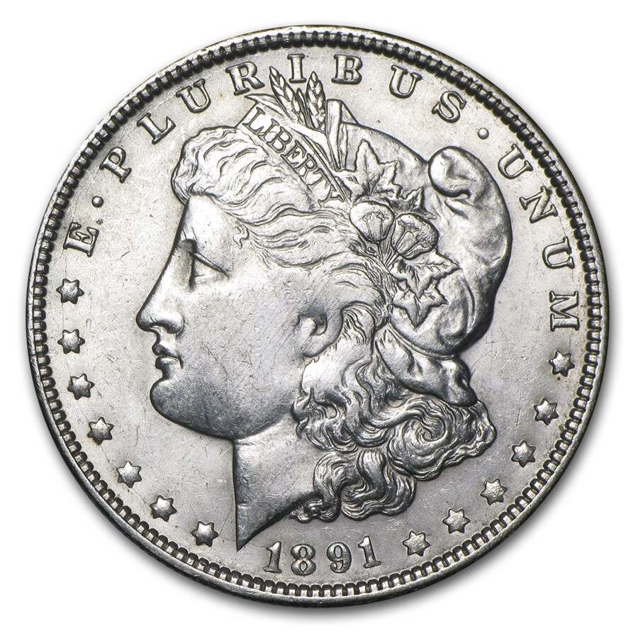 1891-O Morgan Dollar AU