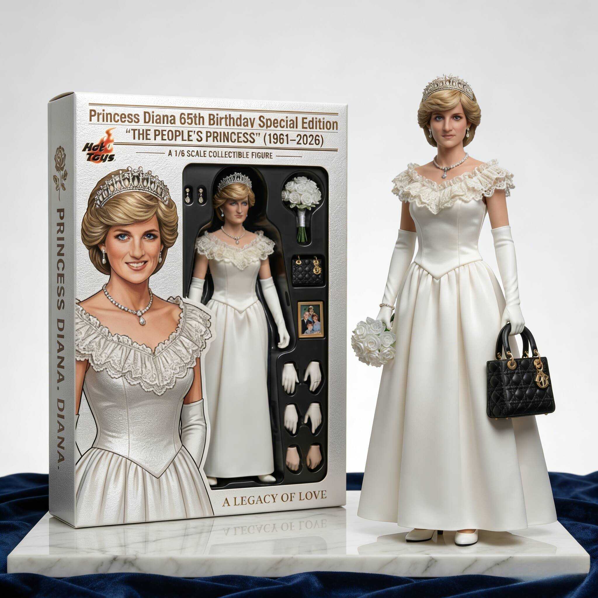 Princess Diana 65th Birthday Special Edition Hot Toys Scale Collectible Figure（1961-2026）