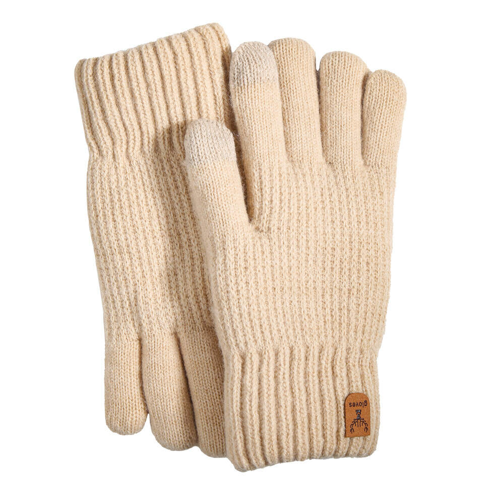 Cozy Winter Gloves With Fuzzy Cuff