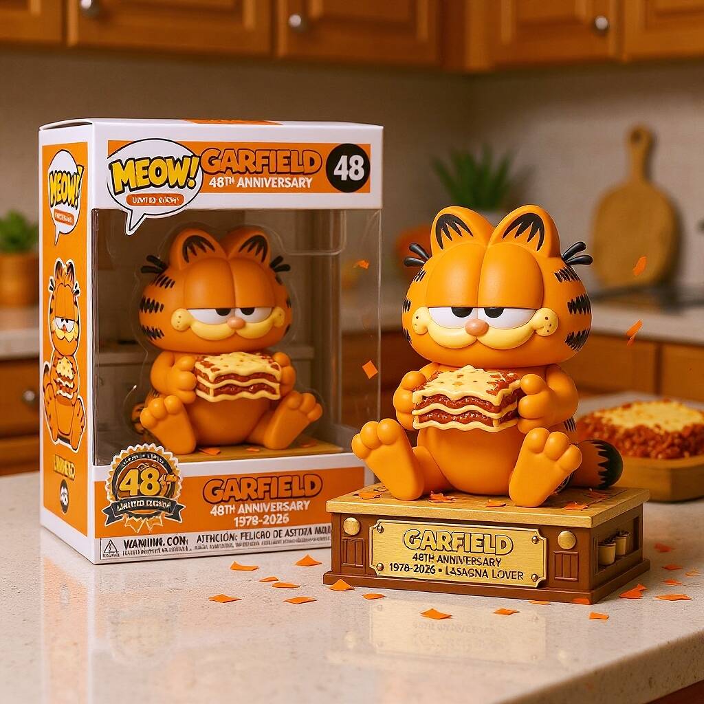 🐱LIMITED EDITION Garfield 48th Anniversary Lasagna Funko Pop! 🍝