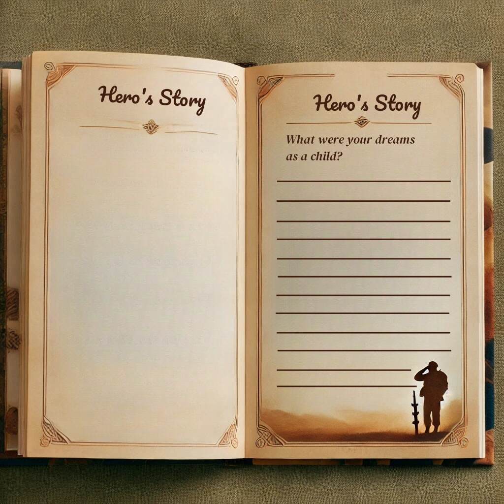 Hero, I Want to Hear Your Story：A Veteran’s Guided Journal To Share His Service & His Sacrifice