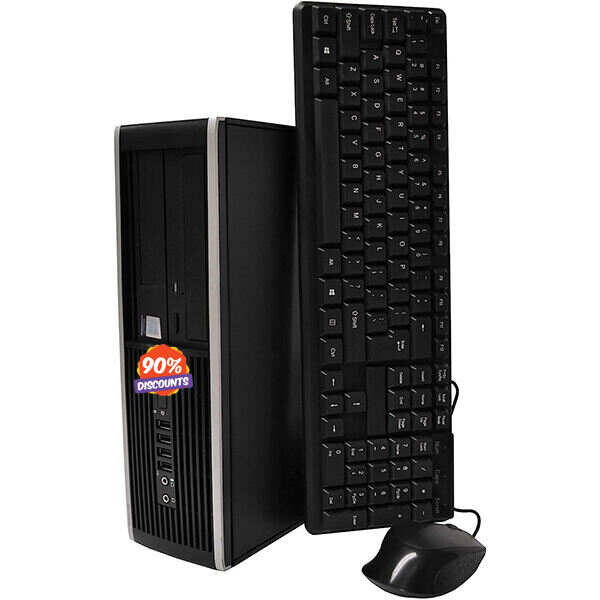Elite Desktop PC Computer Intel Core i5 3.1-GHz, 8 gb Ram, 1 TB Hard Drive, DVDRW, 19 Inch LCD Monitor, Keyboard, Mouse, Wireless WiFi, Windows 10 (Renewed)
