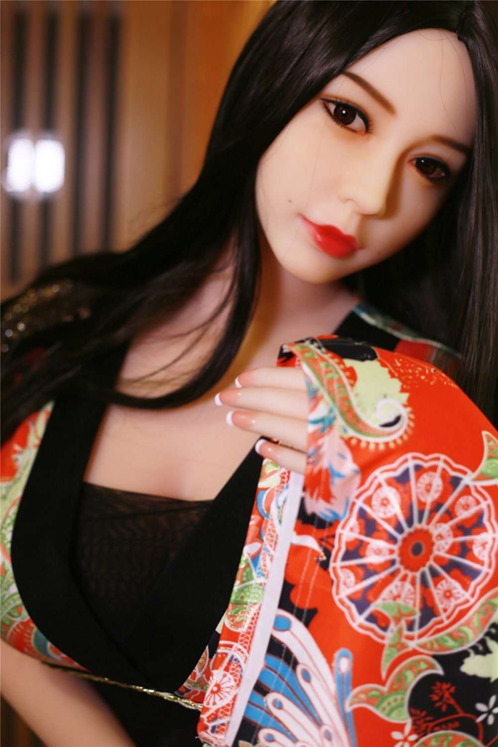 #056-N TPE Real-life Japanese Sex Doll Head Only