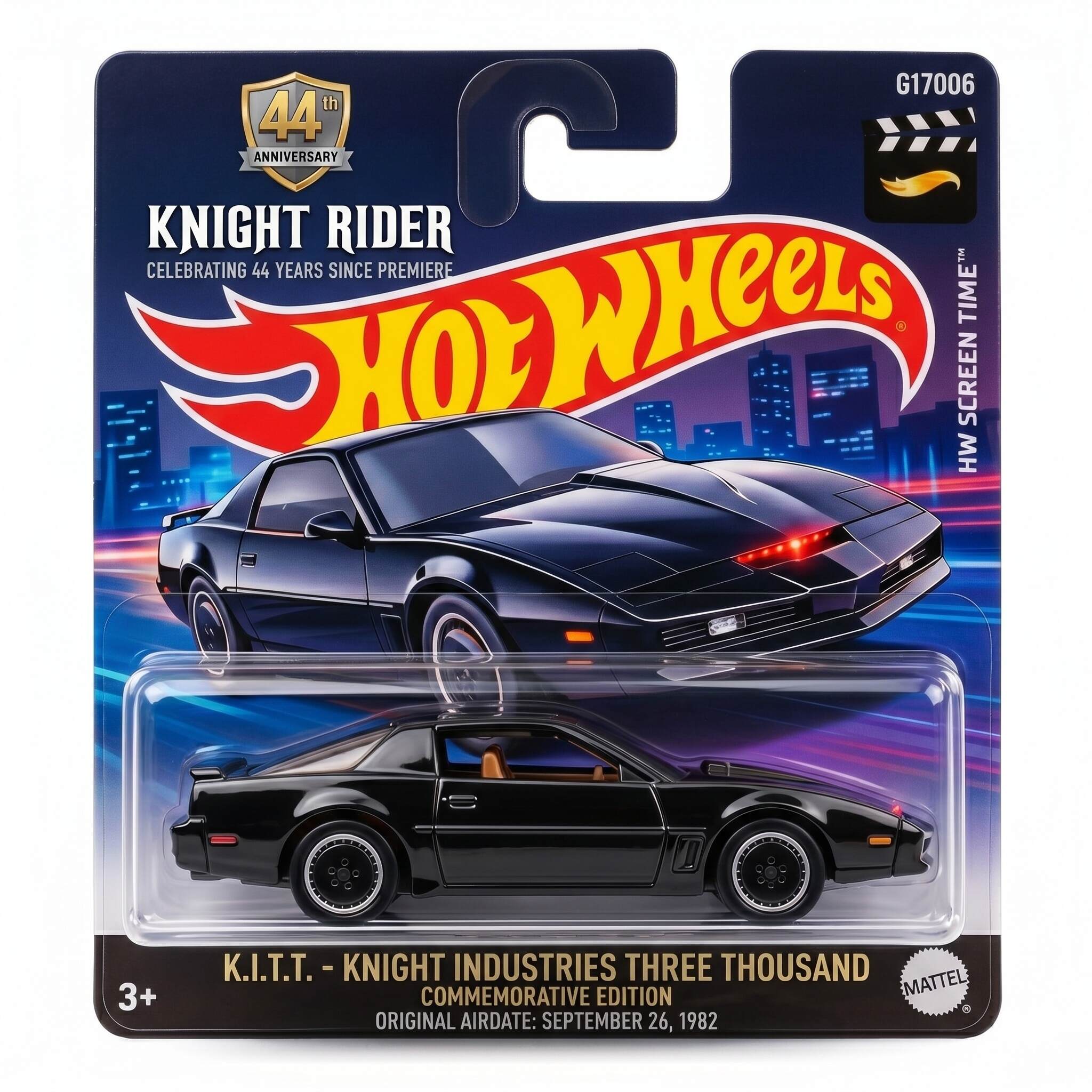 Hot Wheels Knight Rider K.I.T.T. 44th Anniversary Commemorative Edition
