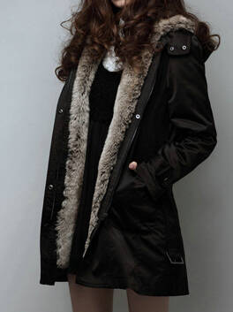Casual Warm Plush Detachable Hooded Coat