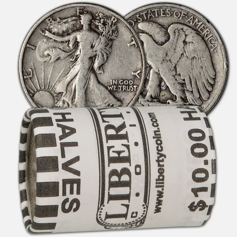 🔥【Complete Set】1916-1947 Walking Liberty Half Dollar Set - 20PC💰 Free Shipping & Quality Assurance