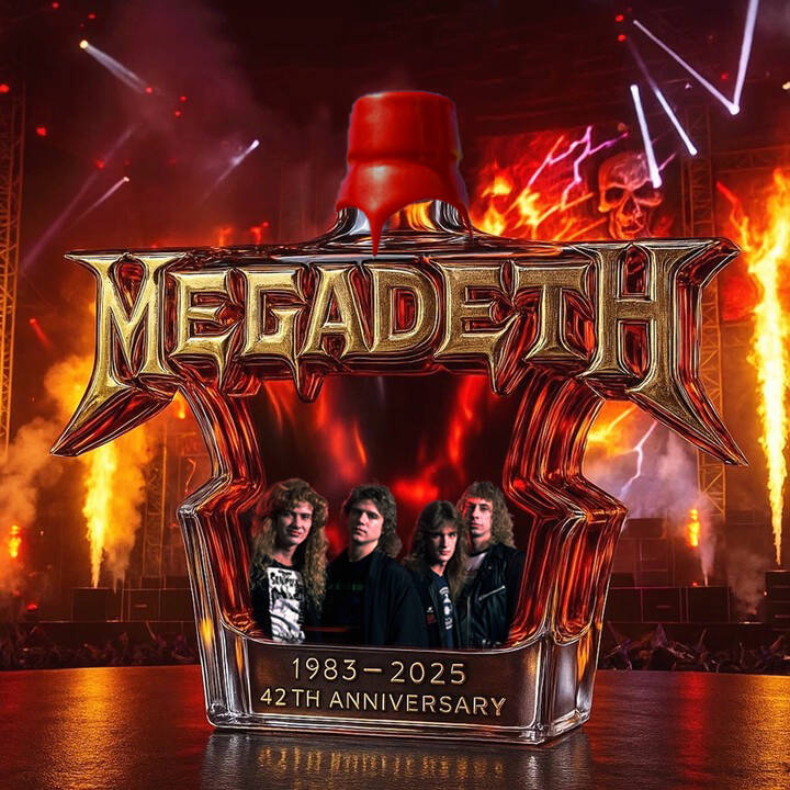 Megadeth Whiskey Bottle