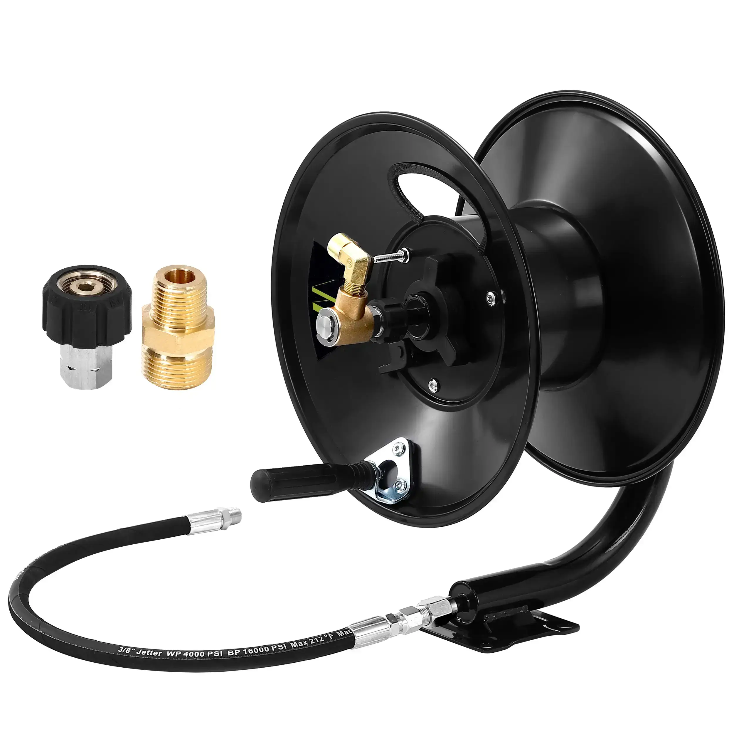 Pressure Washer Hose Reel 100 ft 3/8