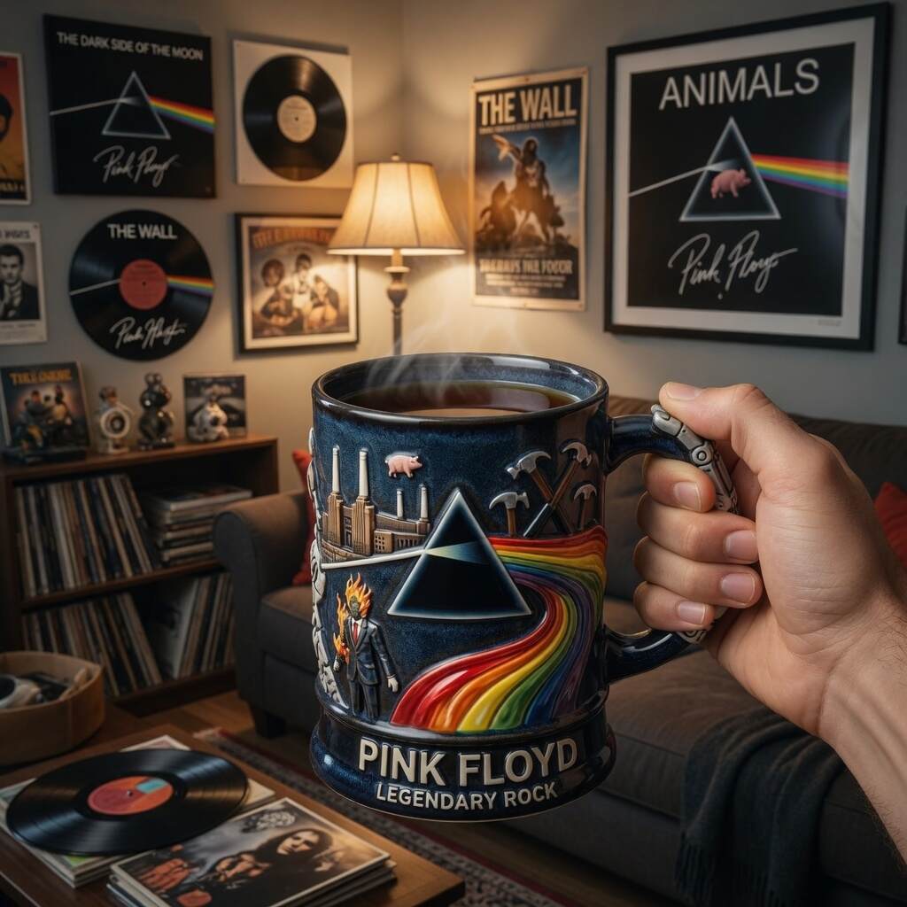 Pink Floyd Legendary Rock Collectible Ceramic Mug