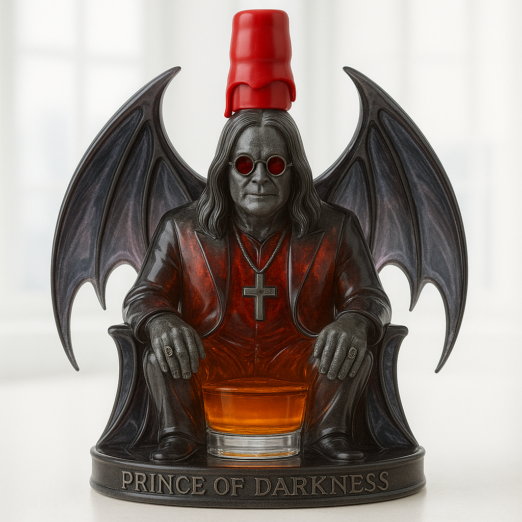 Ozzy Osbourne Whiskey Bottle