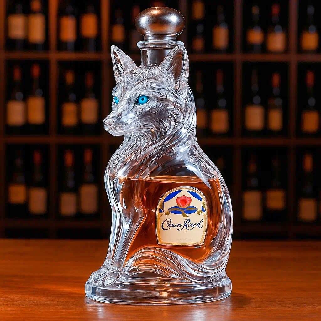 Fox Whisky Bottle