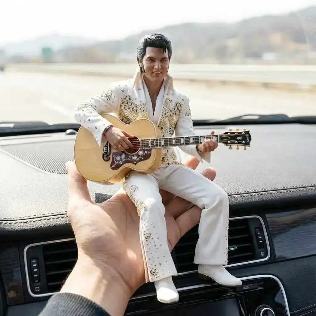 👑The King Has Entered the Building (Your Car)! Turn Your Dashboard into a Vegas Stage!