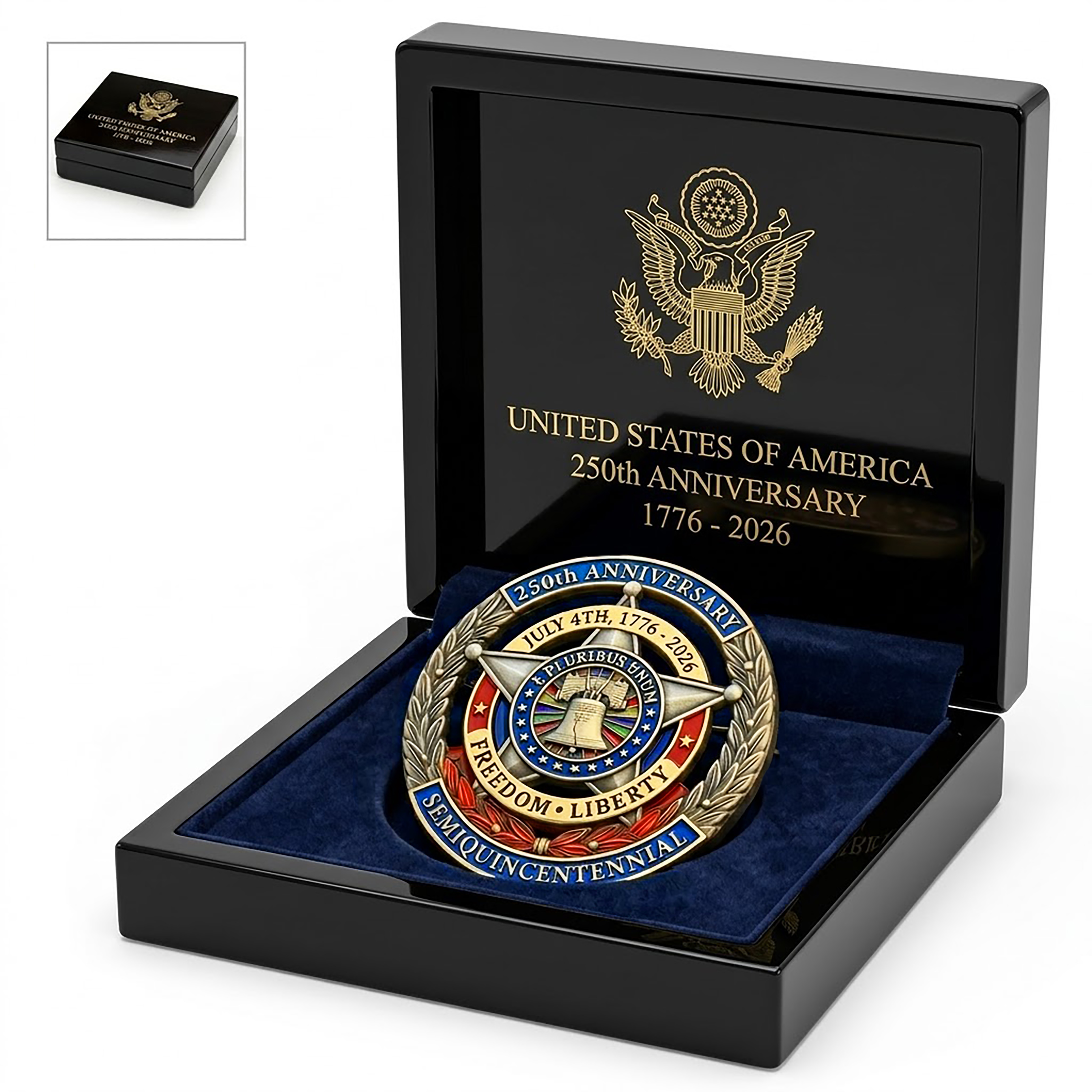 🇺🇸 250th Anniversary of U.S. Independence—Commemorative Pin🦅