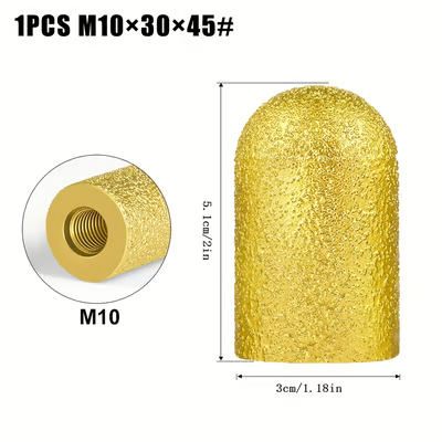 ⚡🛠️ Polishing and Grinding Heads - Rust-Resistant Arc Grinder