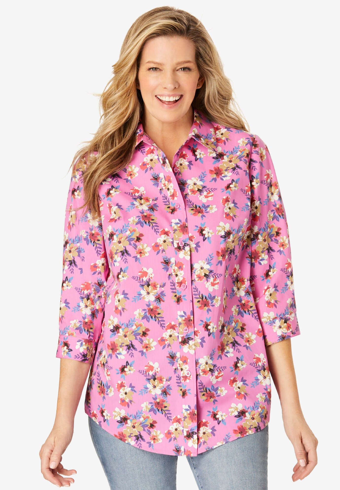 Perfect Three Quarter Sleeve Shirt