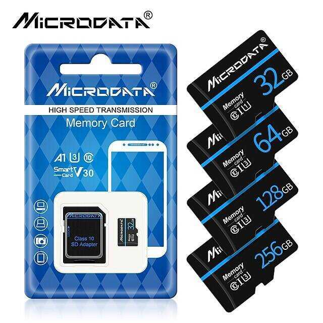 Micro SD Card U3 V30 256GB 128GB SDXC Flash Memory Card C10 U3 4K HD cartao de Memoria Micro SD TF Card With SD Adapter