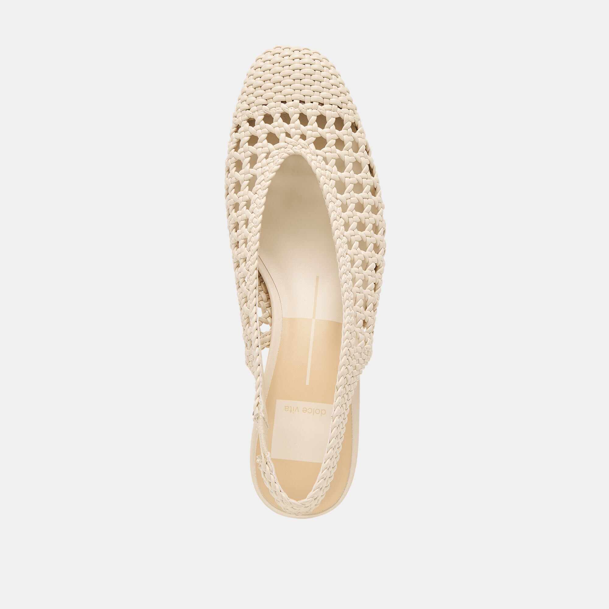 FAWNE HEELS CREME WOVEN STELLA