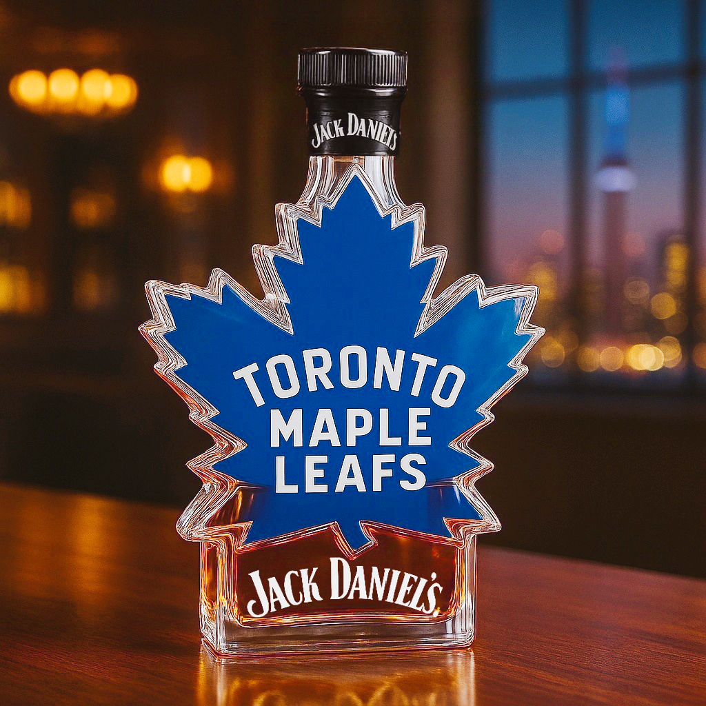 Toronto Maple Leafs Whiskey Bottle