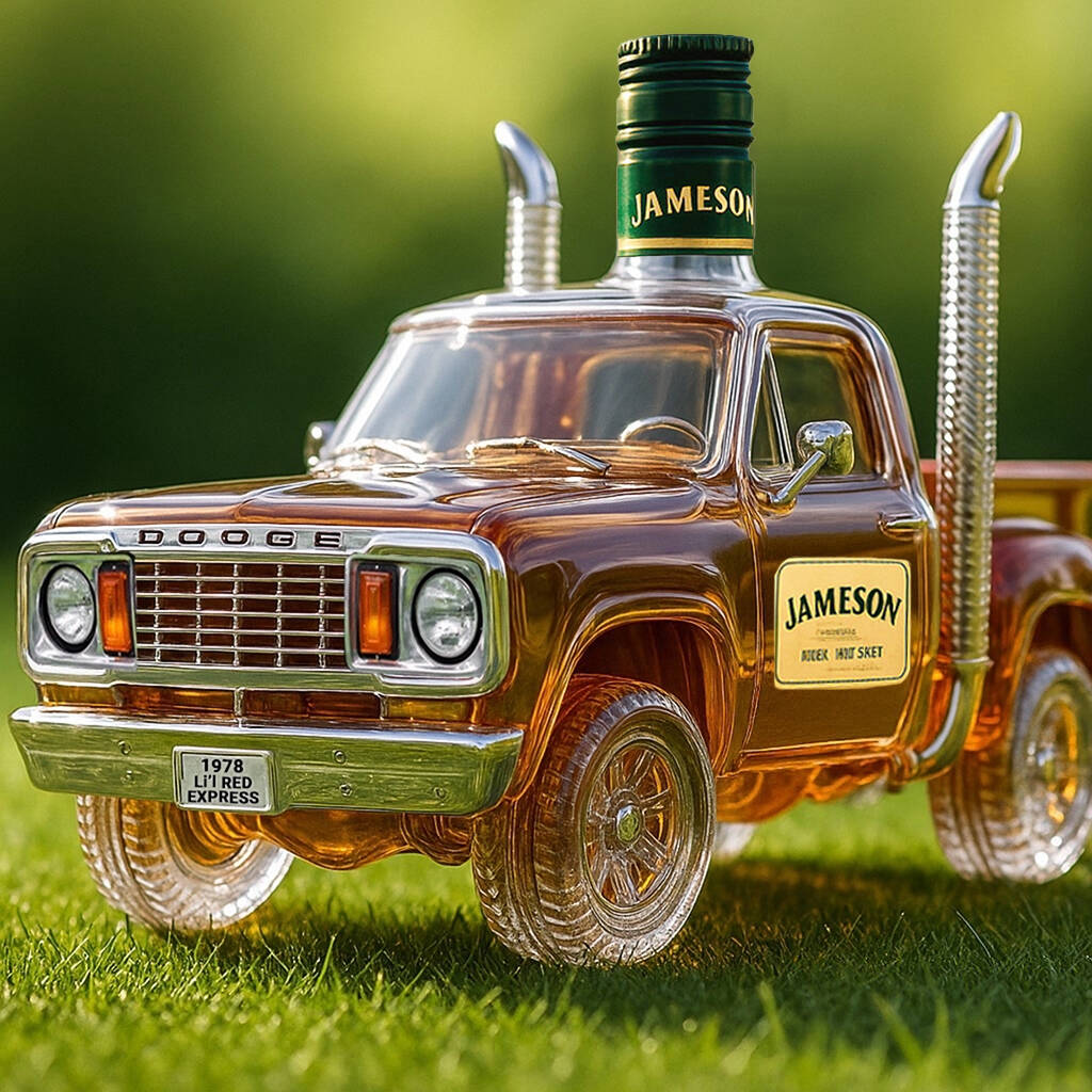 The1978 Dodge Li’l Red Express Collector's Edition Whisky Bottle