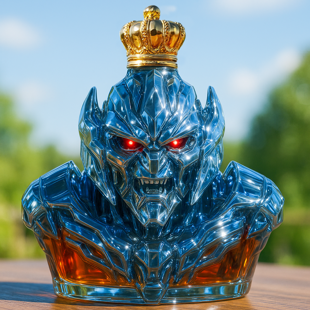 Megatron 41st Anniversary Limited Edition Whiskey Bottle