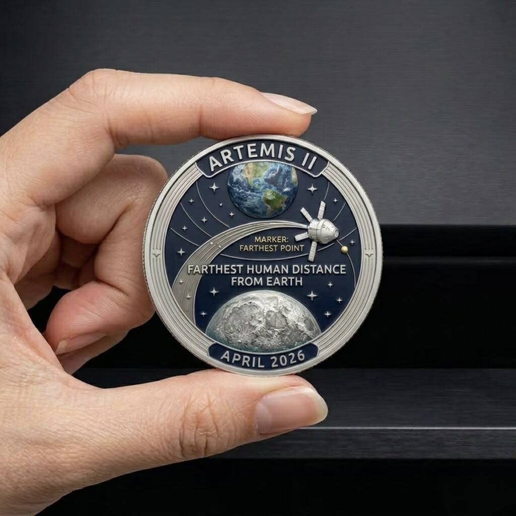 🌌 Artemis II: 252,756 Miles Record – Legacy Challenge Coin