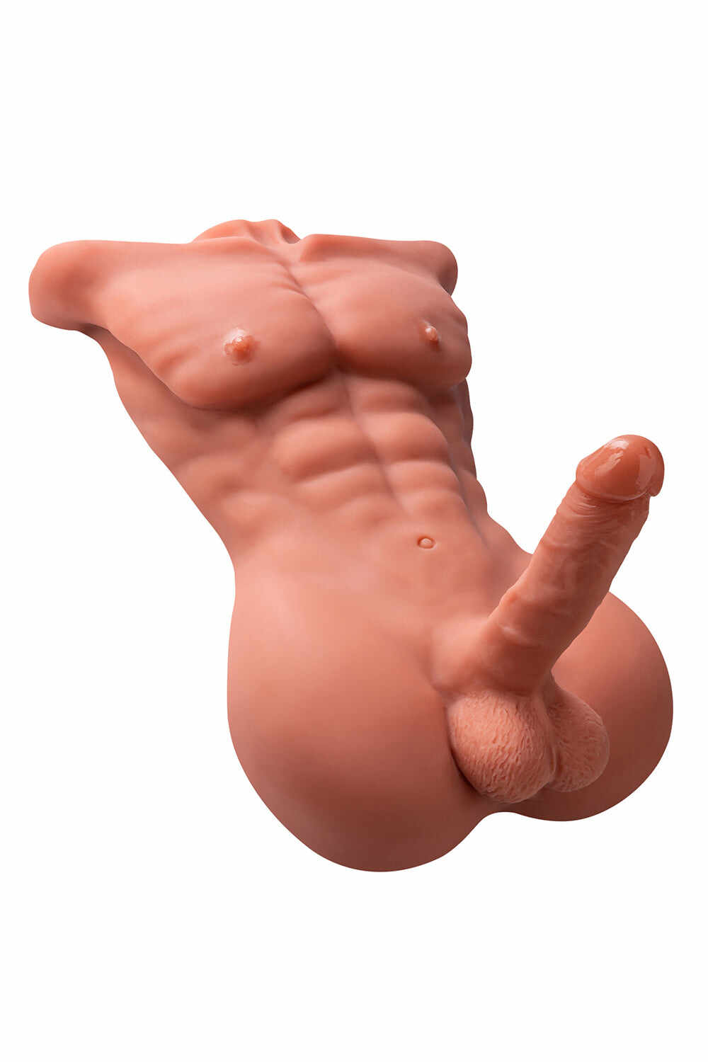 EU Stock - MA30008 Full TPE Dark Tanned Masculine Male Sex Doll Torso For Female