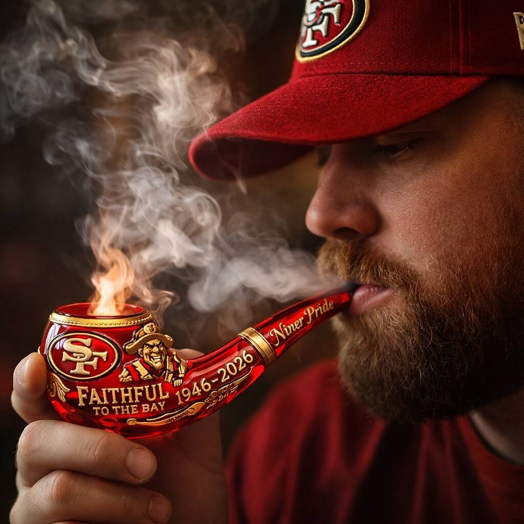 San Francisco 49ers 80th Anniversary Pipe