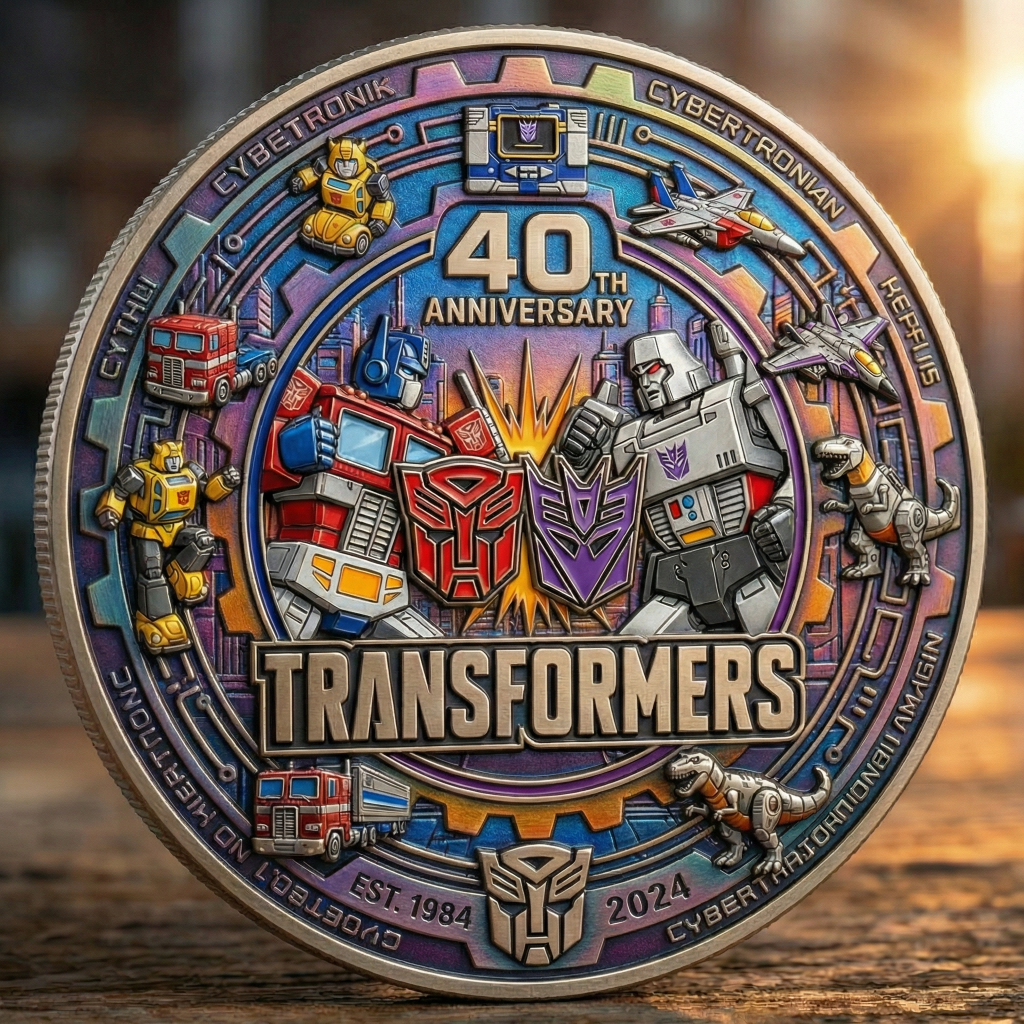 Transformers 40th Anniversary Commemorative Coin