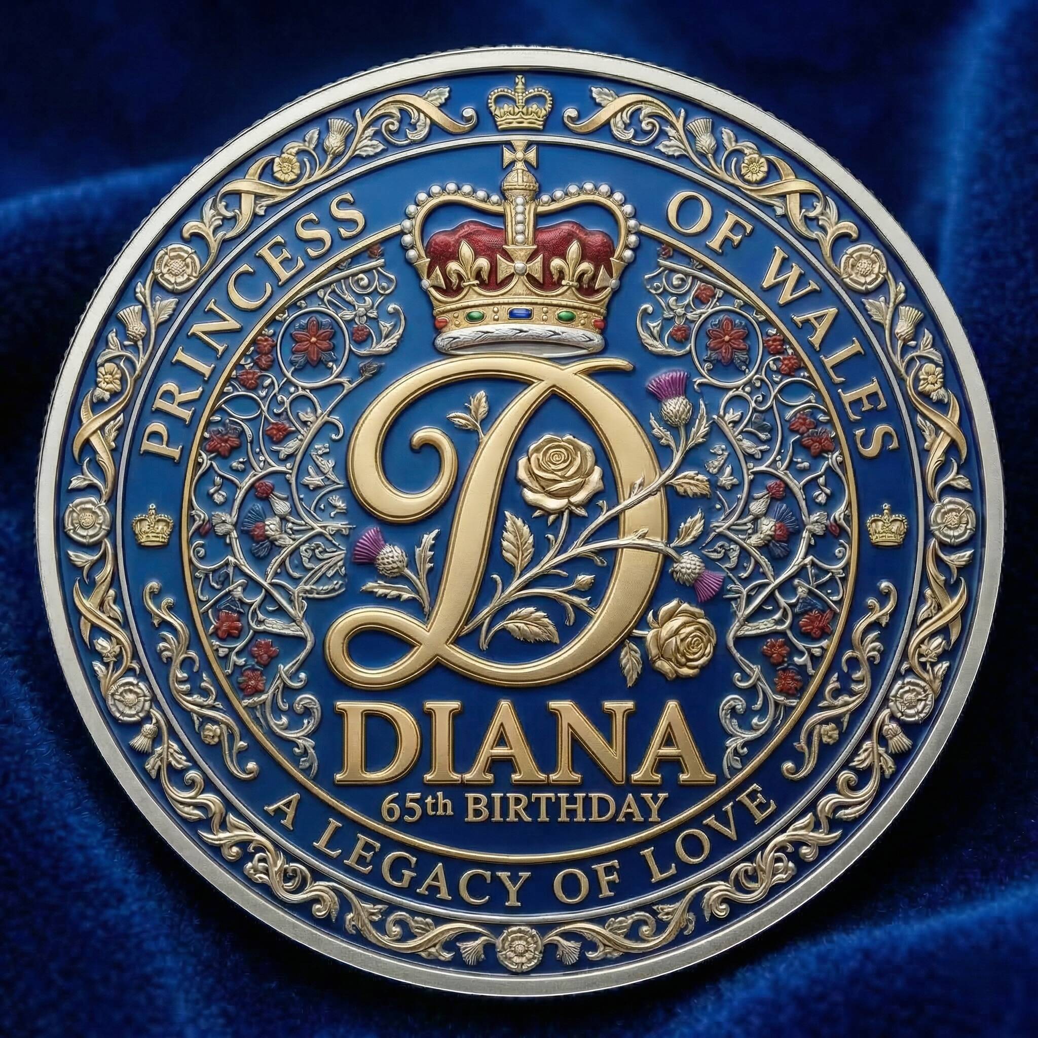 Princess Diana 65th Birthday Special Edition Commemorative Coin