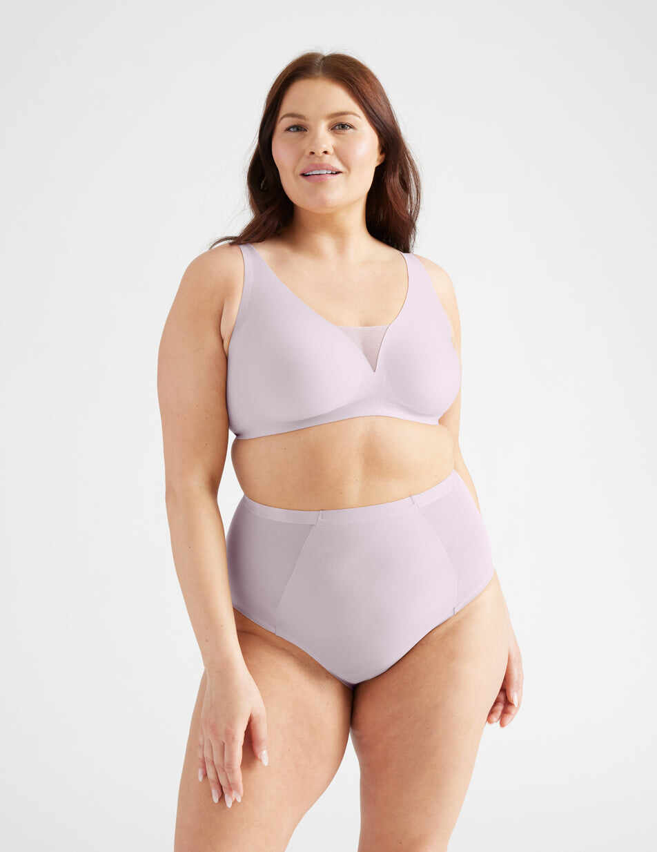 Light Leakproof No-Show Mesh High Rise