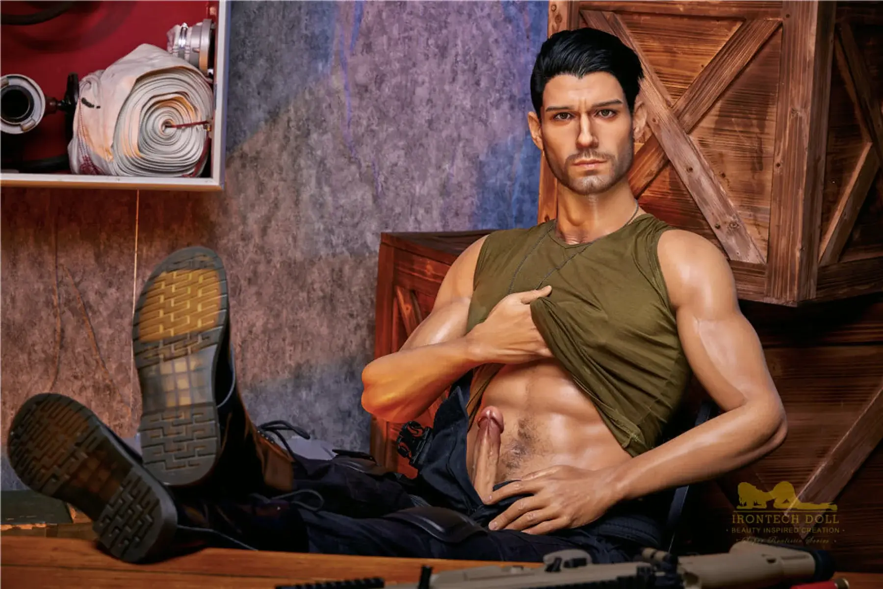 Thomas Soldier Silicone Male Sex Doll - Joy Love Dolls Doll