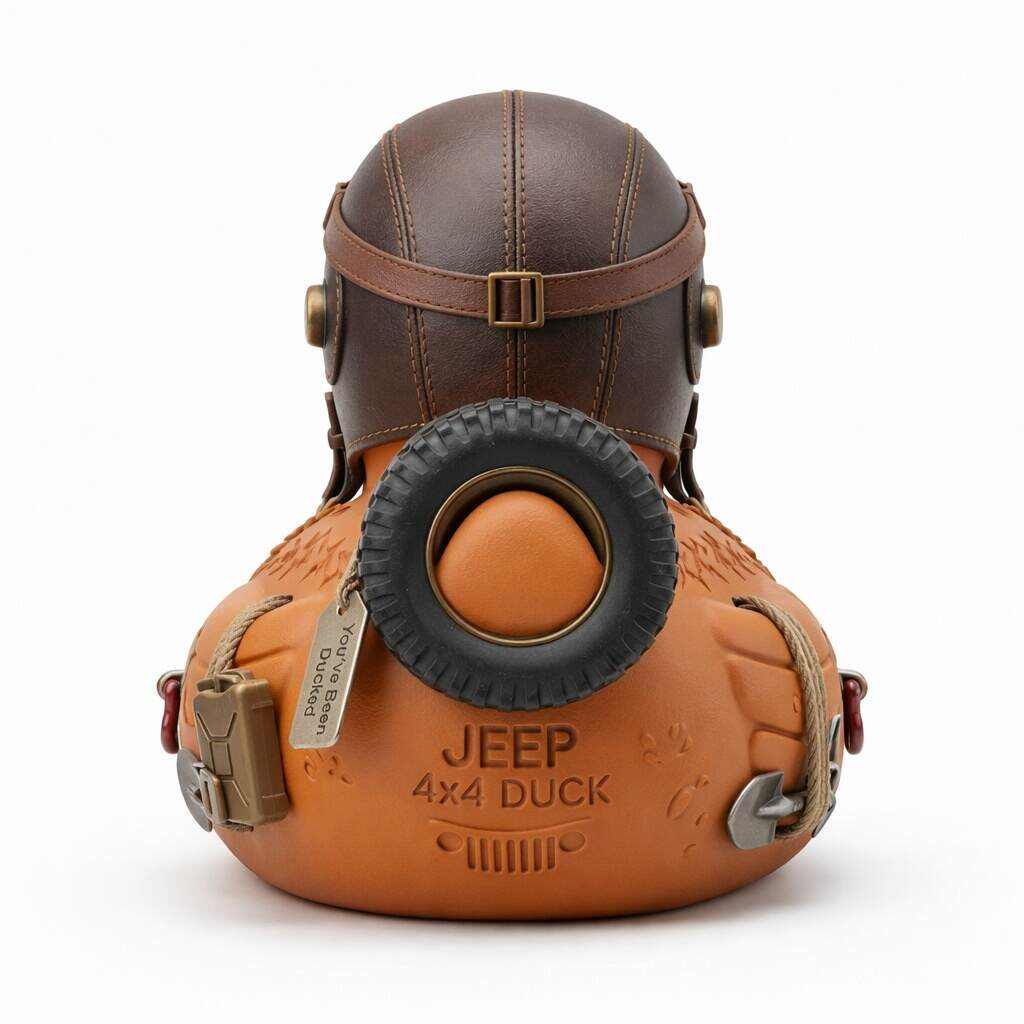 Jeep 85th Anniversary Adventure Duck | Plaid Collectible Duck Figure