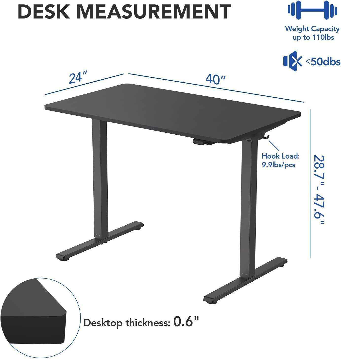 2024 New Electric Lift Computer Desk