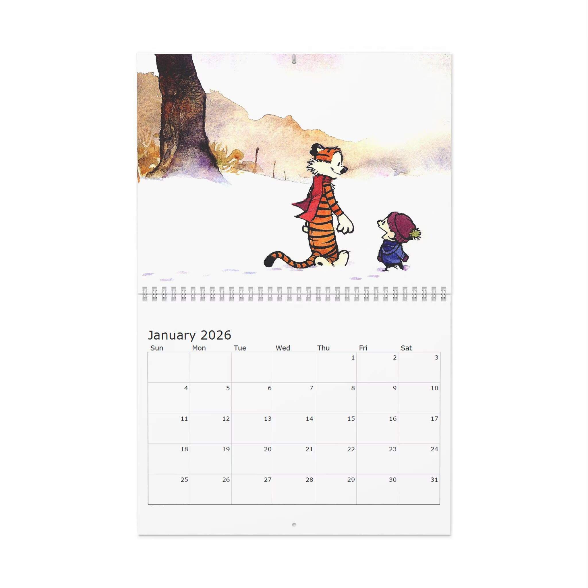 Calvin & Hobbes 2026 Nostalgia Wall Calendar