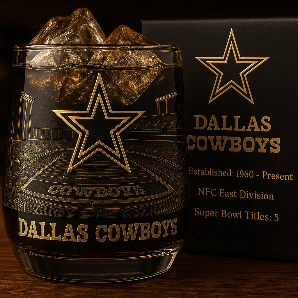 Dallas Cowboys Whiskey Glass – Collector’s Edition