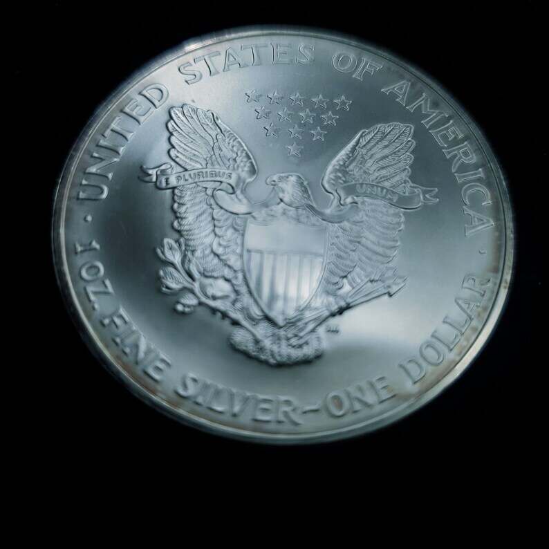 2004    American Silver Eagle   -  1 Oz .999 Silver -  # 601