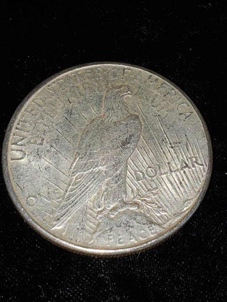 1923 S Silver Peace Dollar Coin  - XF/ AU ! Reg-45   Lot# 1443