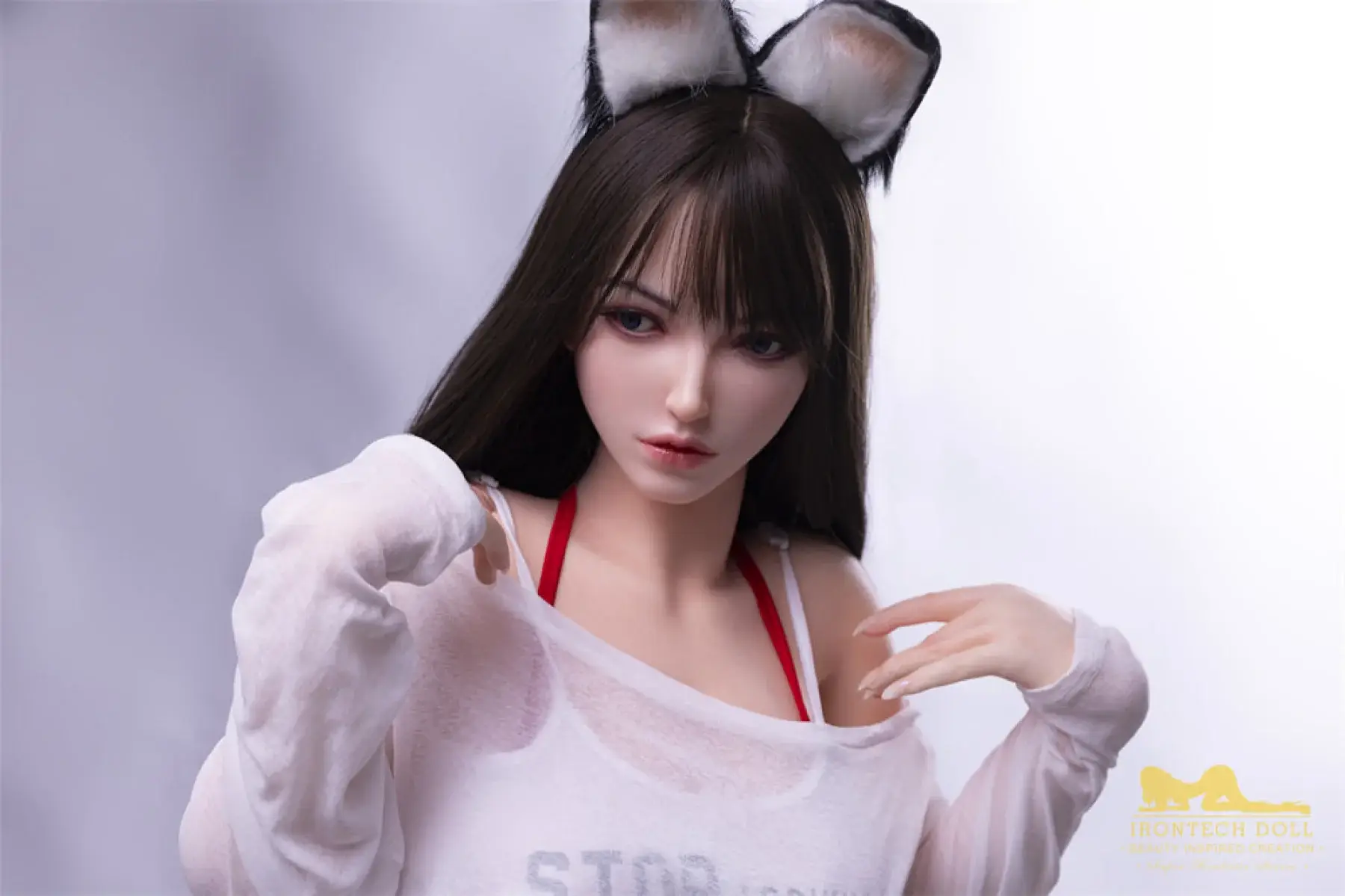 Joline Brunette Asian full Silicone IRONTECH Doll