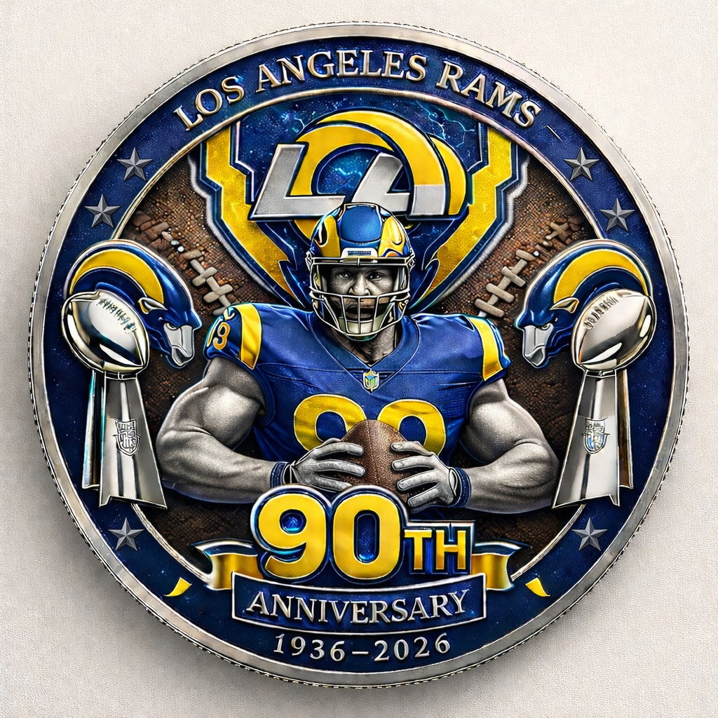 Rams 90th Anniversary Commemorative Coin