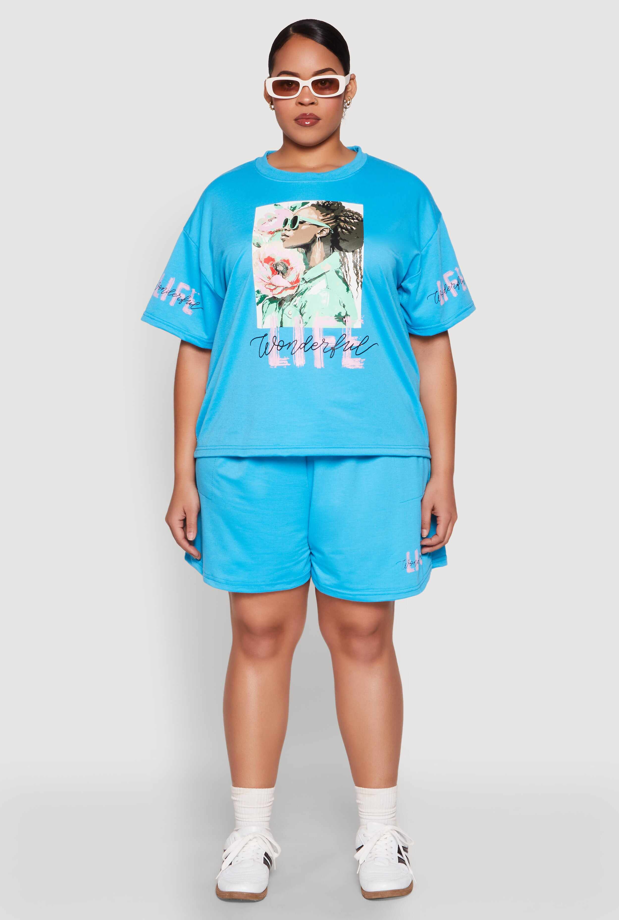 Plus Size Wonderful Life Shorts